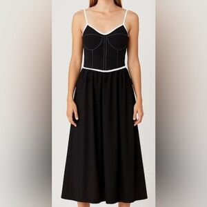 Moonriver corset dress in black.